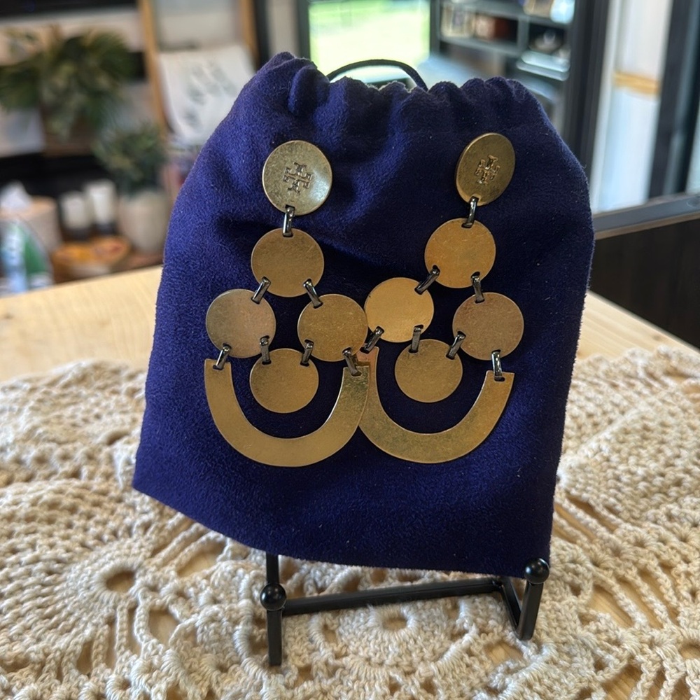 Tory Burch chandelier earrings